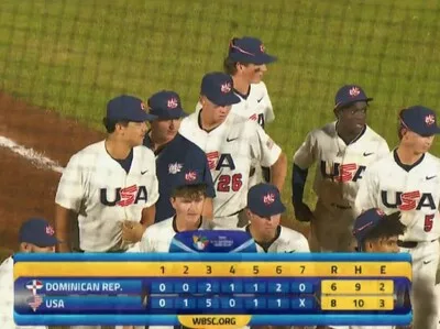 Estados Unidos supera a República Dominicana en Mundial de Béisbol Sub-15