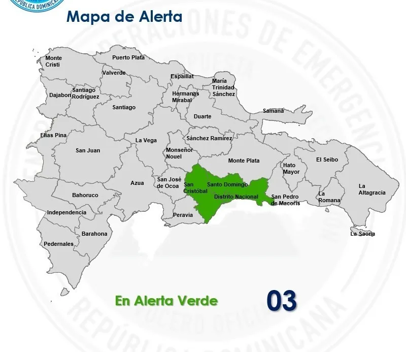 Disminuyen a tres las localidades en alerta verde tras alejarse la onda tropical