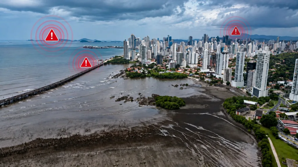 Alerta de tsunami en Panamá tras sismo de magnitud 7,6