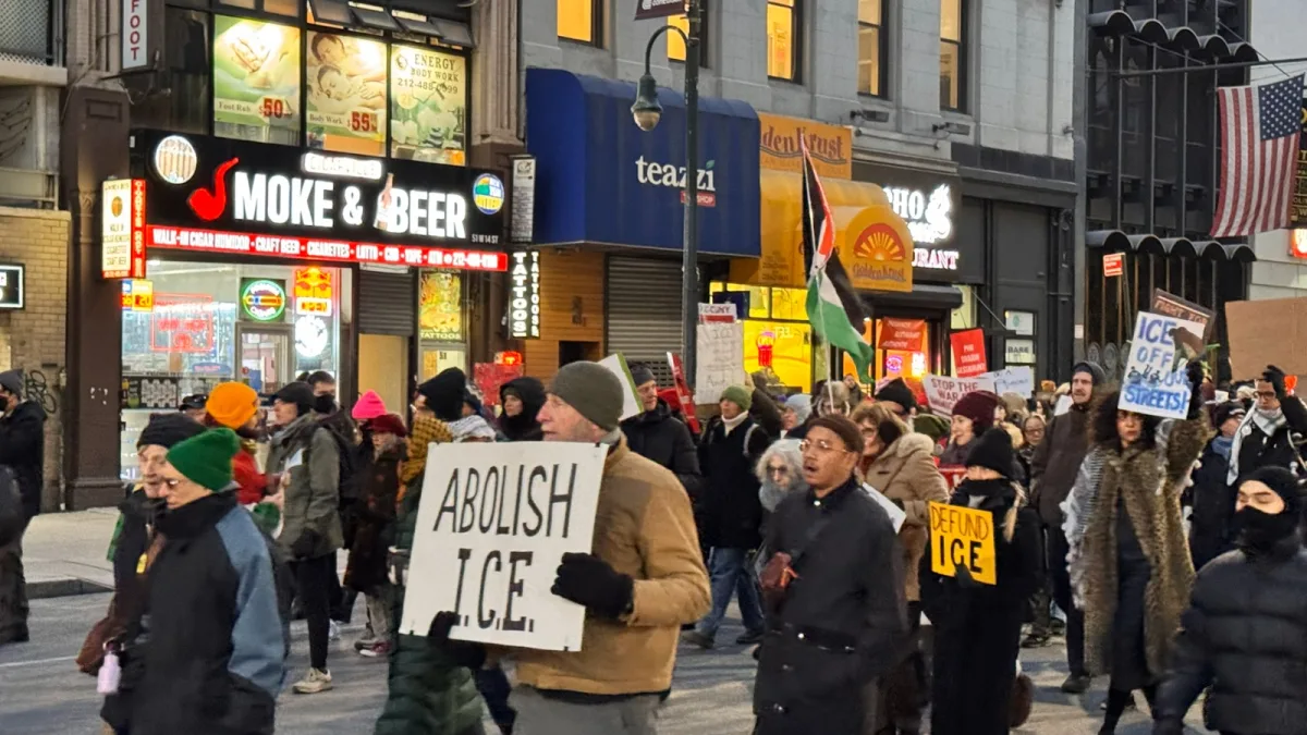 Protestas en Manhattan exigen la salida de ICE tras incidente violento