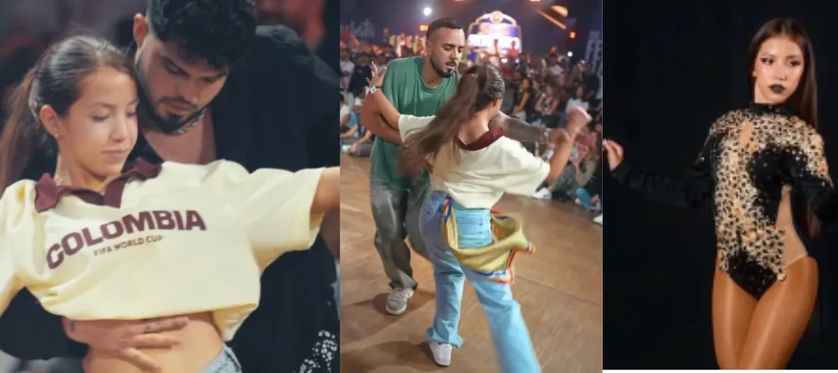 Colombiana Melany Mejía conquista el título mundial de bachata en Suiza