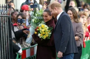 Príncipe Enrique y Meghan realizan primera aparición pública en Nottingham