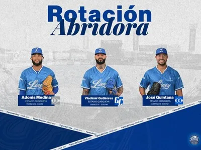 Licey define su rotación abridora para el inicio de la temporada