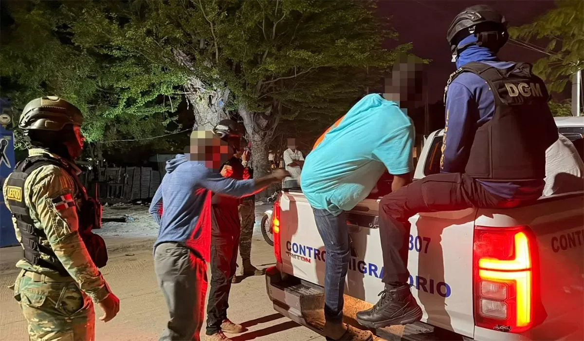 Migración reporta 1,371 detenidos; 645 en el Cibao