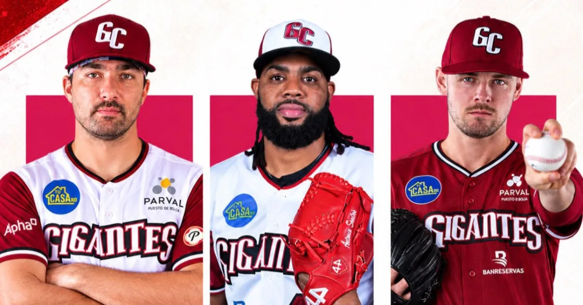 Gigantes del Cibao definen rotación de abridores para tres encuentros consecutivos